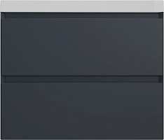 Style Line Тумба под раковину Манхэттен 70 Plus подвесная эмаль графит матовая